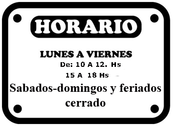 horarios